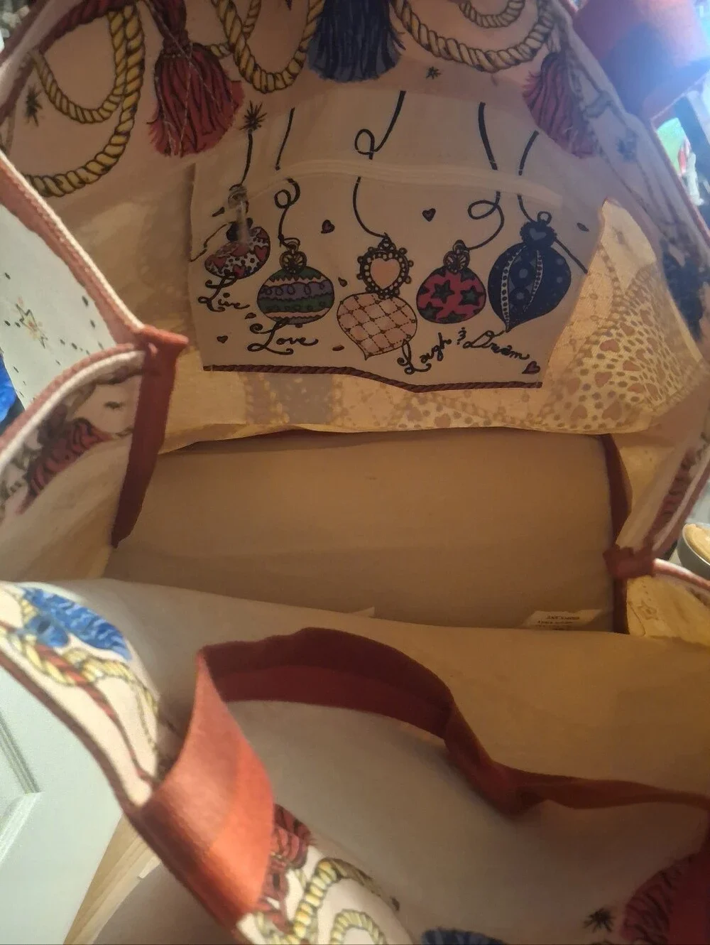 Brighton Holiday Canvas Tote